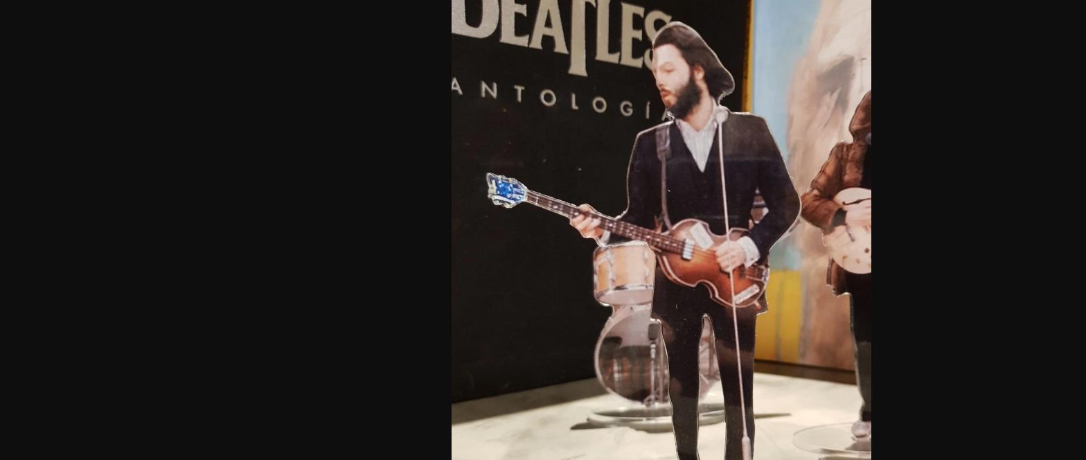 The Beatles Get Back Rooftop concert figures clear plexi. NO USA CUSTOMS FEES.