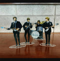 The Beatles figures cristal clear acrylic color 1964. They look incredibly real!