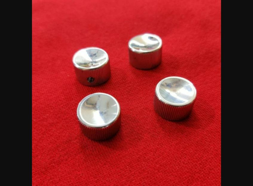 Set of 4 pcs John Lennon burns style aluminum knobs for Rickenbacker guitar.