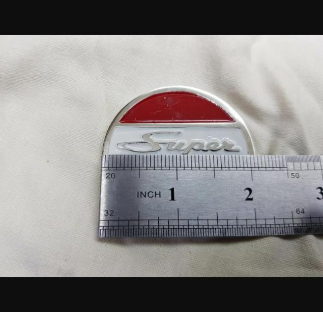 Chris Craft Super Sport vintage chrome console logos badge project/restoration