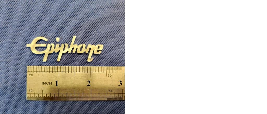 2 pcs Epiphone Current Style MOP Mother of Pearl Pearloid Inlay Logo for Headstock