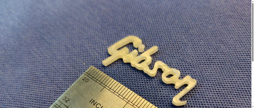 2 pcs Gibson 70's / 80's Style MOP Mother of Pearl Pearloid Inlay Logo for Headstock
