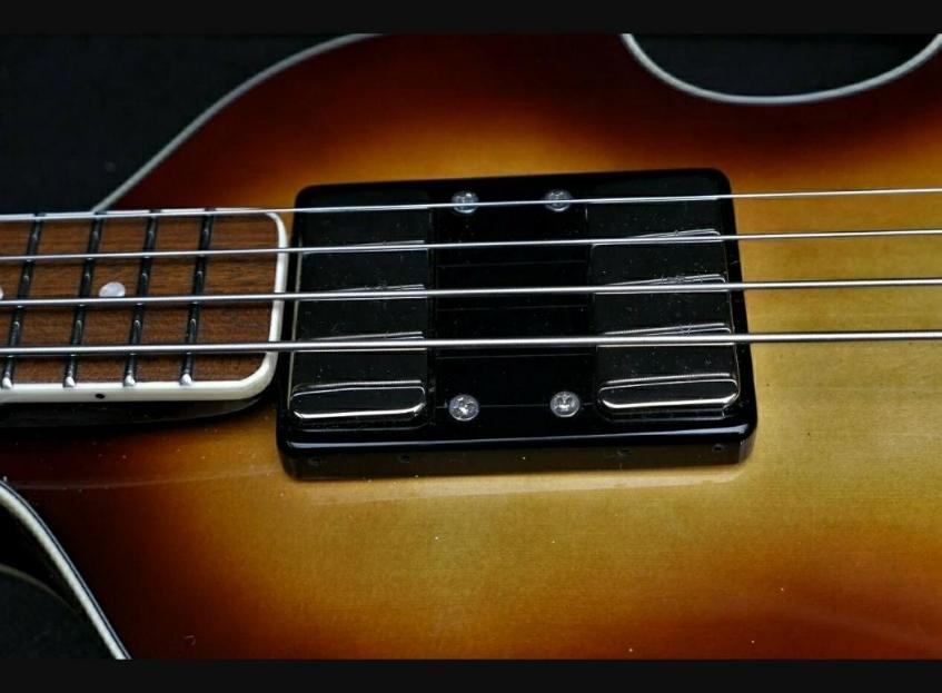 Paul McCartney custom pickups mounting ring for Hofner Cavern Revolution bass.