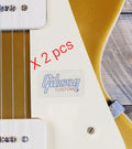 2 pcs Gibson Custom Pickguard Transparent Sticker Decal
