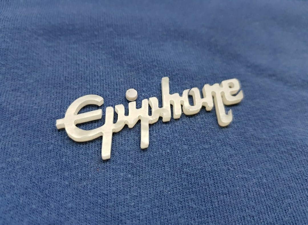 2 pcs Epiphone MOP Mother of Pearl Pearloid Inlay Logo for Headstock