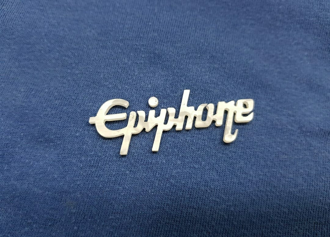2 pcs Epiphone MOP Mother of Pearl Pearloid Inlay Logo for Headstock