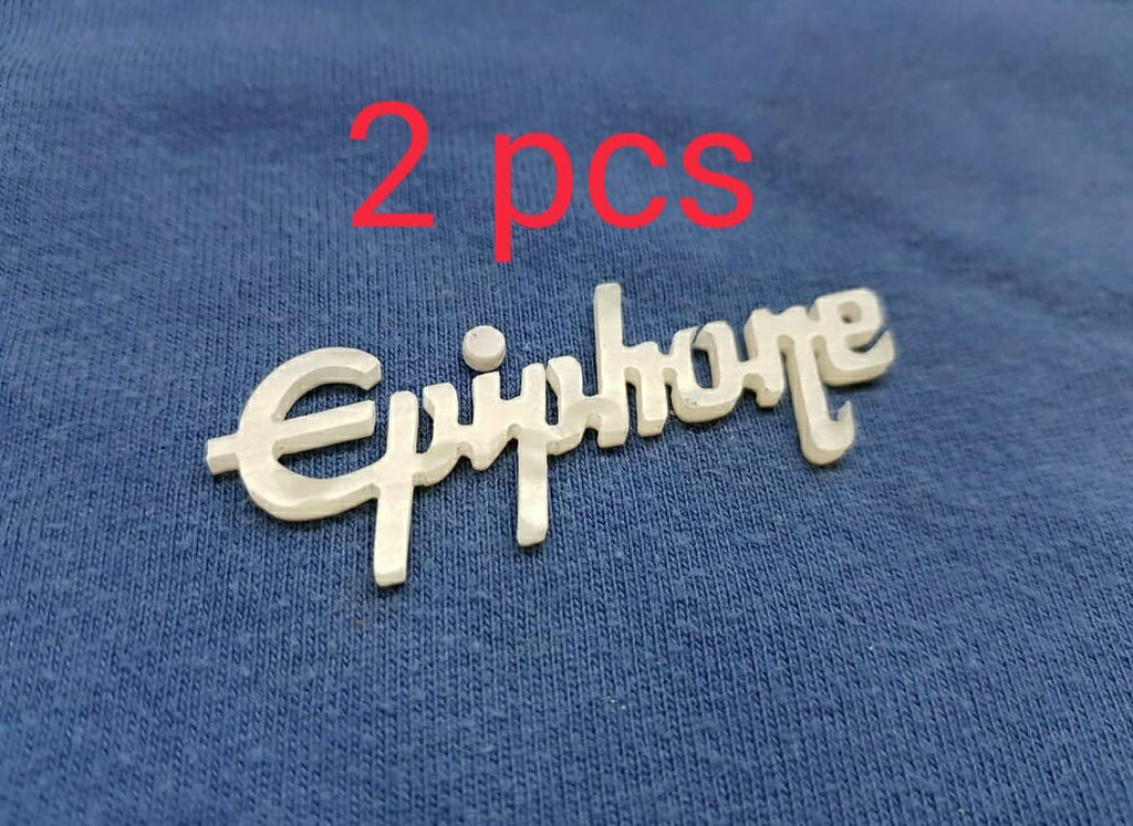 2 pcs Epiphone MOP Mother of Pearl Pearloid Inlay Logo for Headstock
