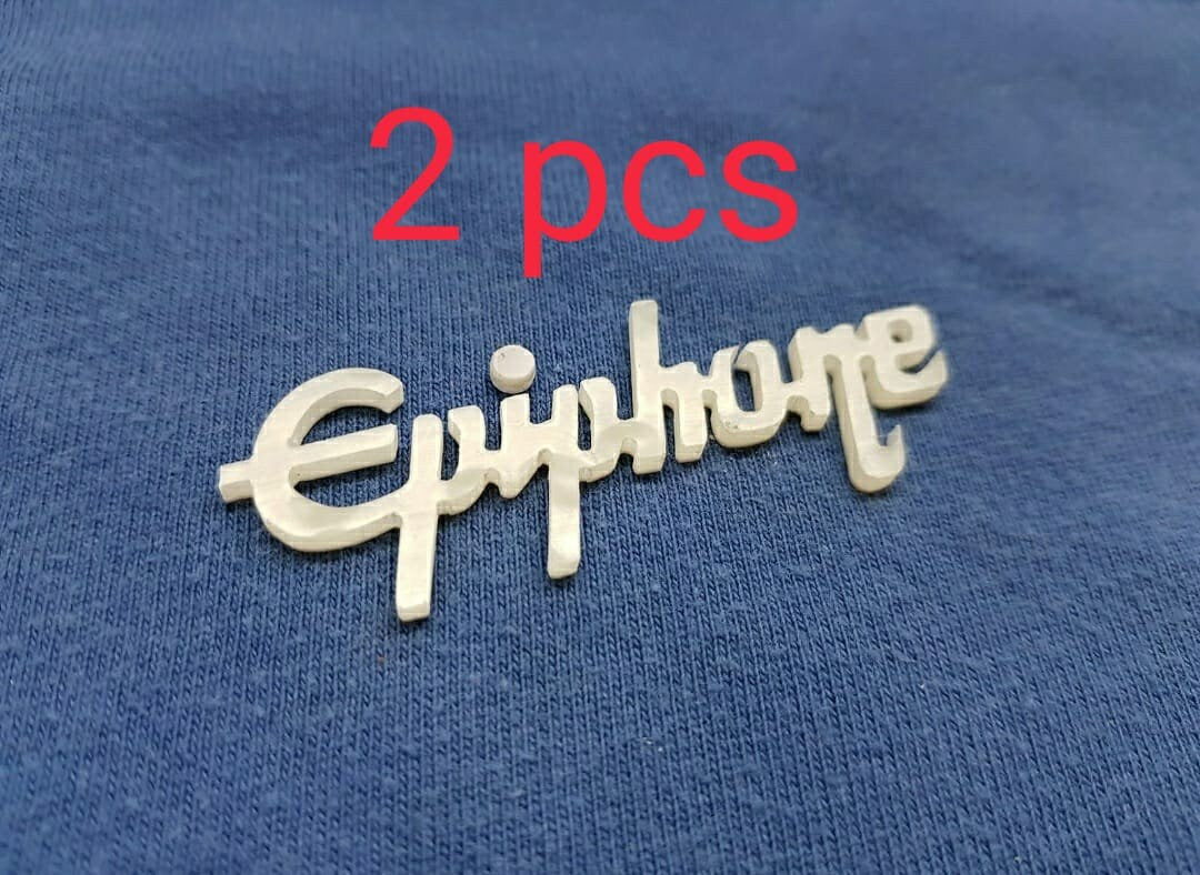2 pcs Epiphone MOP Mother of Pearl Pearloid Inlay Logo for Headstock