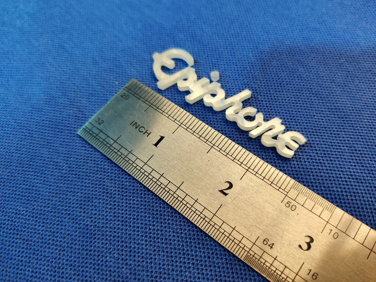 2 pcs Epiphone Vintage 60's Style MOP Mother of Pearl Pearloid Inlay Logo for Headstock