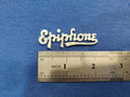 2 pcs Epiphone Vintage Italic Style MOP Mother of Pearl Pearloid Inlay Logo for Headstock