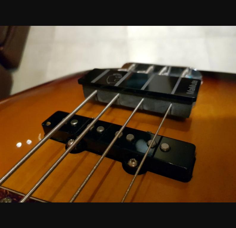 Bass String Mute - MaMute® Muter rubber block with hard plate for Fender J Bass