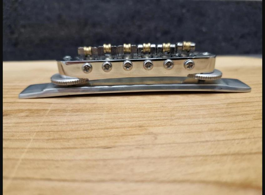 Nashville Tune-O-Matic bridge on Bigsby baseplate For Archtop Guitar