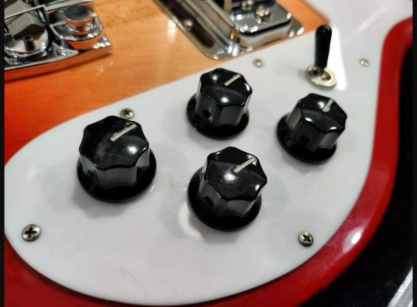 Rickenbacker bass vintage bakelite knobs set (4 pcs)