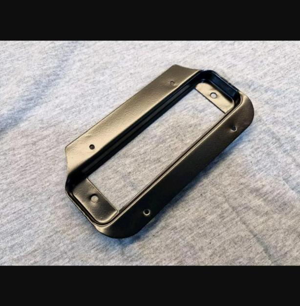 Black Vintage Treble bridge pickup mounting ring Rickenbacker 4001, v63 c64 Bass