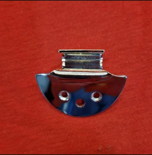 6-string curved harp tailpiece + bracket, R tp replace for Rickenbacker guitar