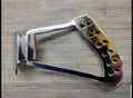 12-string harp tailpiece + bracket to replace R tp for Rickenbacker guitar.