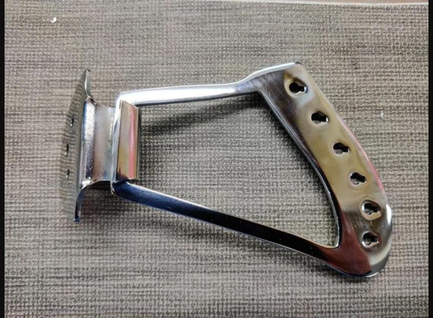 6-string harp tailpiece + bracket to replace R tp for Rickenbacker Guitar