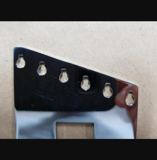 Left Handed 6-string trapeze tailpiece reinforced bracket for Rickenbacker