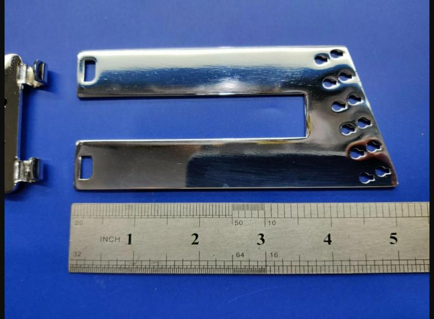 Long 12-string trapeze tp + bracket for replace R tailpiece for Rickenbacker.
