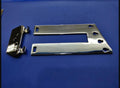 Long 4-string chrome trapeze tailpiece + R style bracket for Rickenbacker bass