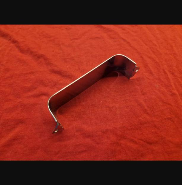 Treble Pickup Cover For Rickenbacker 4001 4003 Bass - Steel With Chrome Bath