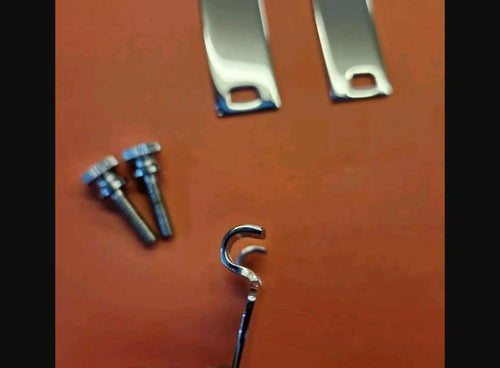 12-string trapeze tailpiece reinforced bracket for Rickenbacker + 2 Strap bolts