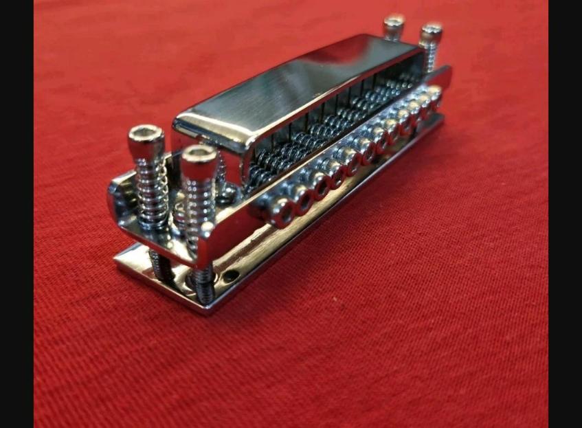 12-String Bridge w/ baseplate & cover For Rickenbacker NO USA CUSTOMS FEES.