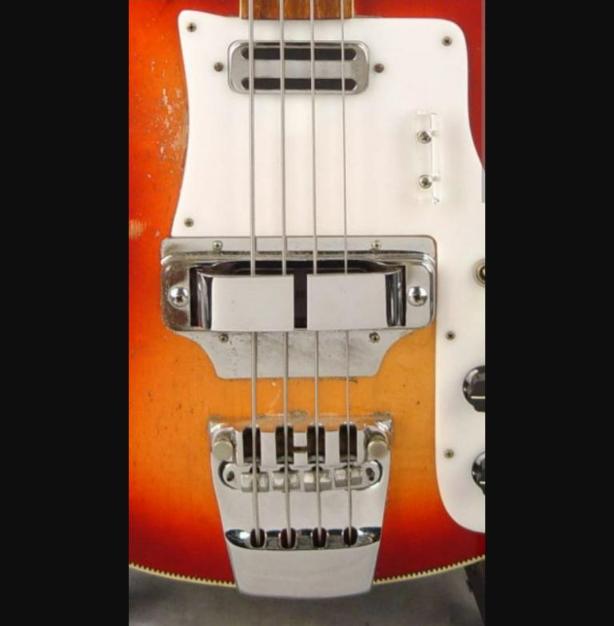 Treble bridge pickup mounting ring, Rickenbacker 4001 bass 65' No Customs Fees.