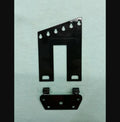 6 strings black trapeze tailpiece + bracket for Rickenbacker guitar.