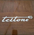 Riva Tritone vintage boat stainless steel 11" logo badge project/restoration