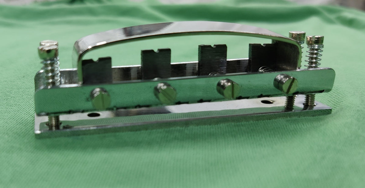 4-String Bridge Replacement With Baseplate And Cover For 4005 Rickenbacker Bass