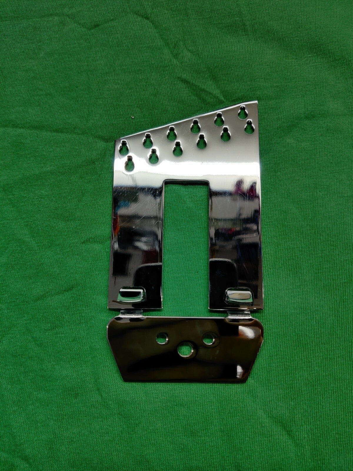12-string trapeze tailpiece & bracket to replace Rickenbacker R + 2 Strap bolts