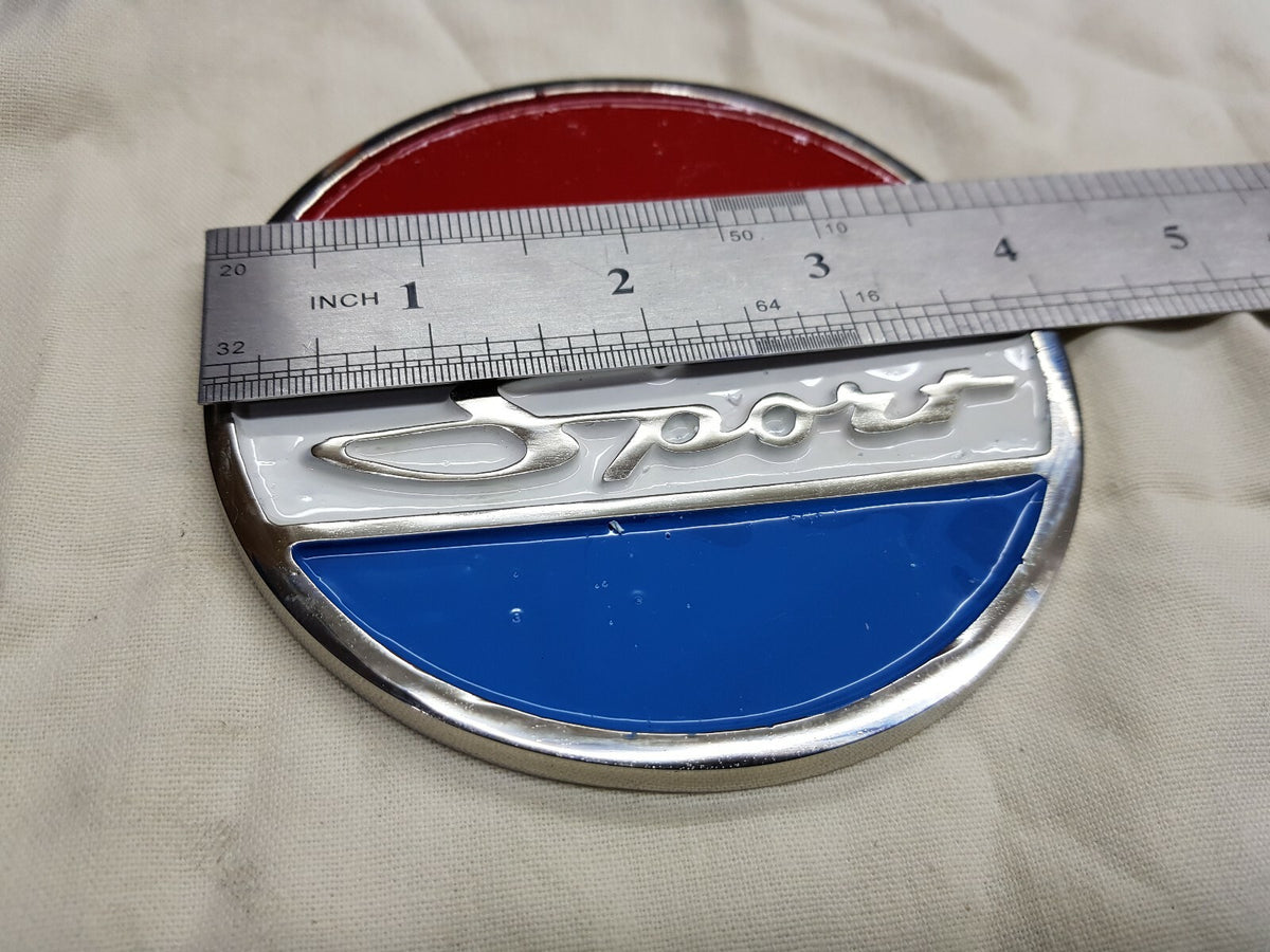 4" Chris Craft Super Sport vintage chrome console logo badge project/restoration