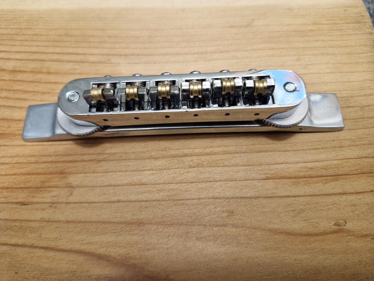 Nashville Tune-O-Matic bridge on Bigsby baseplate For Archtop Guitar
