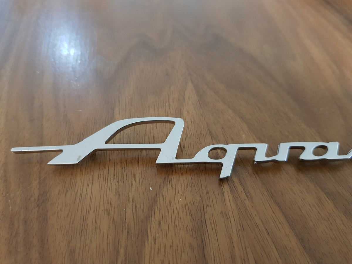 Riva Aquarama vintage boat chrome plated logo badge project/restoration