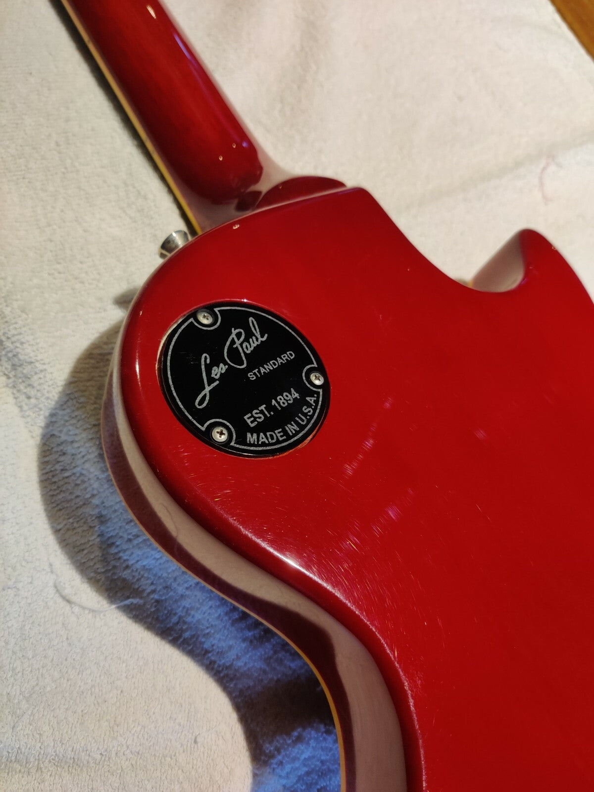 Engraved Switch Back Plate cavity cover for Epiphone or Gibson Les Paul Standard