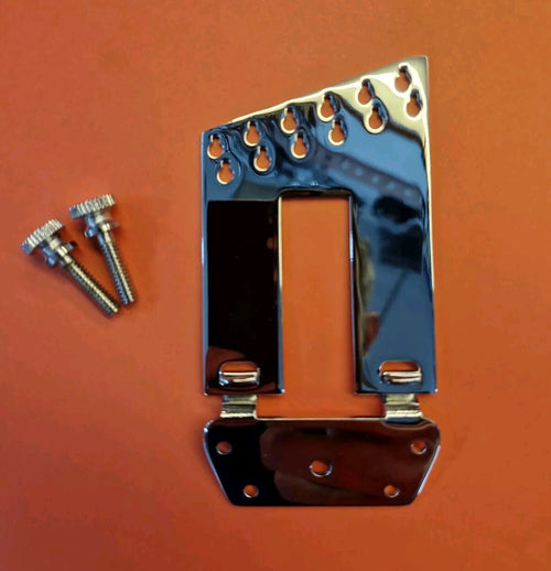 12-string trapeze tailpiece reinforced bracket for Rickenbacker + 2 Strap bolts