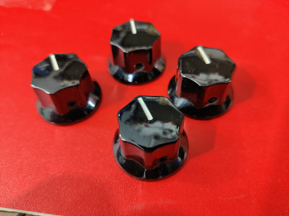 Rickenbacker bass vintage bakelite knobs set (4 pcs)
