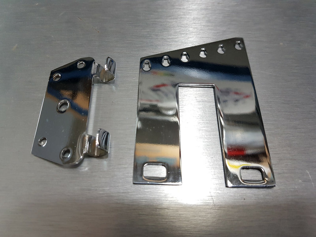 6-string trapeze tailpiece reinforced bracket for Rickenbacker + 2 Strap bolts