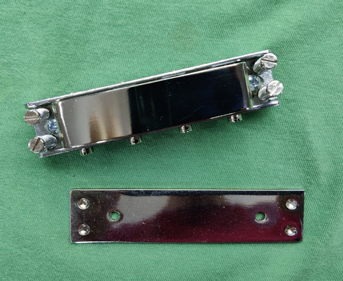 4-String Bridge Replacement With Baseplate And Cover For 4005 Rickenbacker Bass