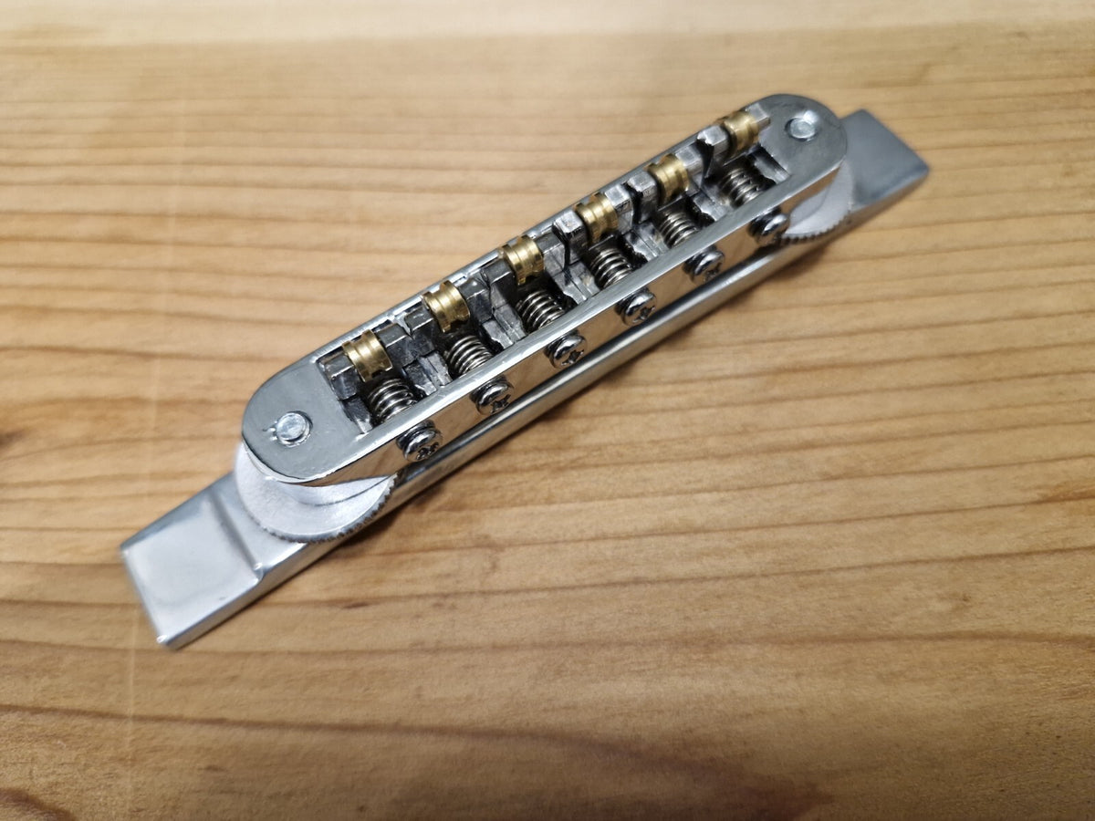 Nashville Tune-O-Matic bridge on Bigsby baseplate For Archtop Guitar