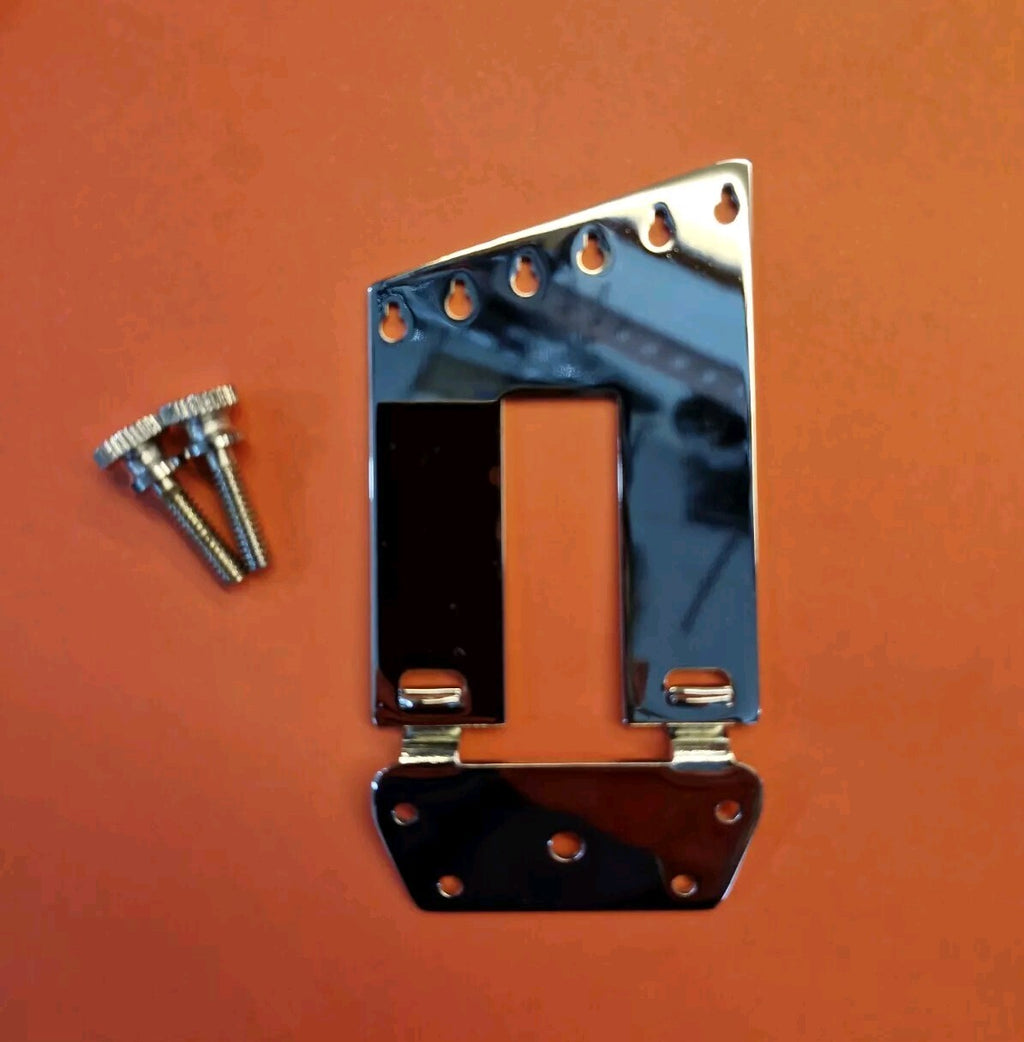 6-string trapeze tailpiece reinforced bracket for Rickenbacker + 2 Strap bolts