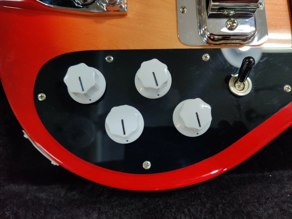 Rickenbacker bass vintage white bakelite knobs 4 pcs set.