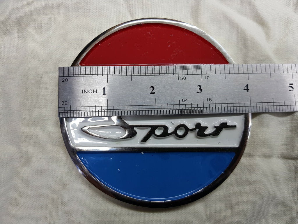 4" Chris Craft Super Sport vintage chrome console logo badge project/restoration