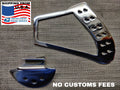 12-string harp tailpiece + bracket to replace R tp for Rickenbacker guitar.