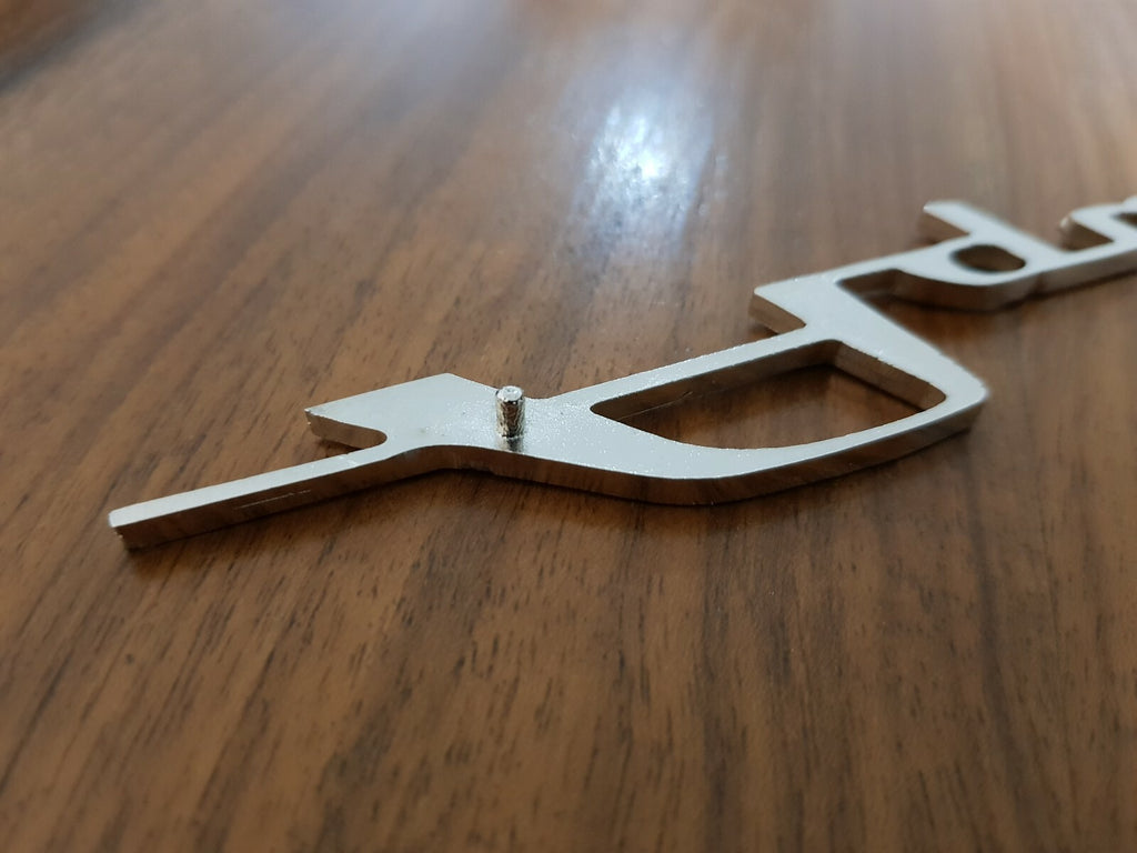 Riva Aquarama vintage boat chrome plated logo badge project/restoration