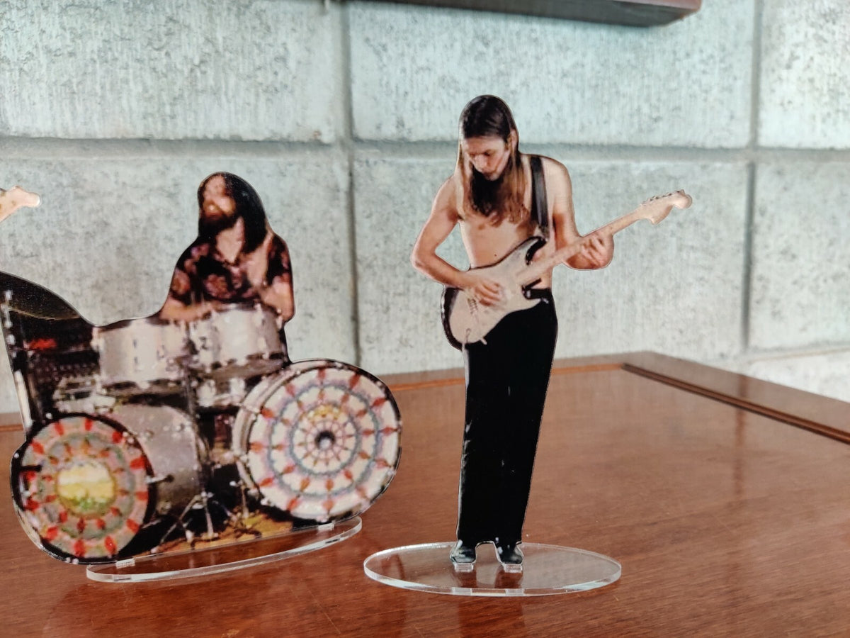 Pink Floyd 1971 figures cristal clear acrylic color. They look incredibly real!