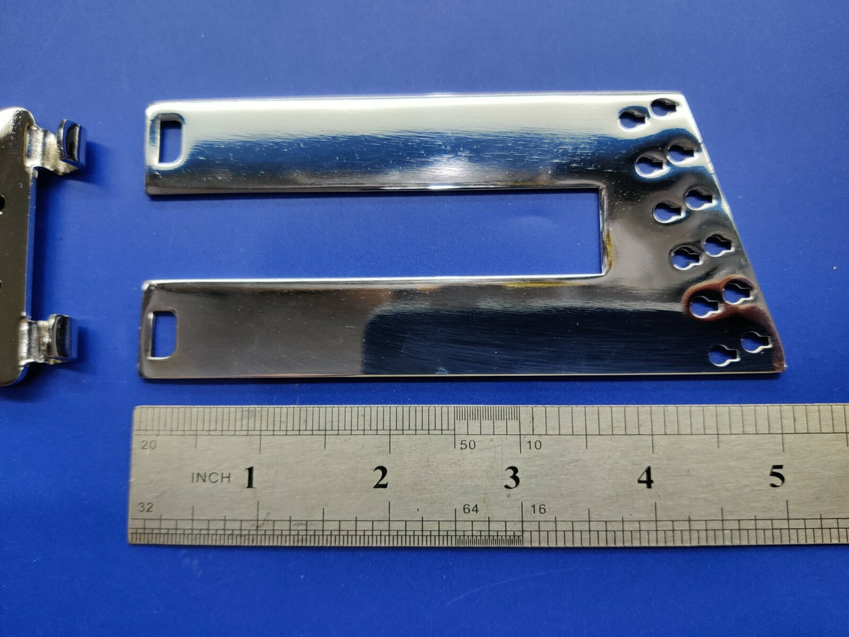Long 12-string trapeze tp + bracket for replace R tailpiece for Rickenbacker.