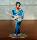 Jimi Hendrix with fender standing figure cristal clear acrylic He looks so real!