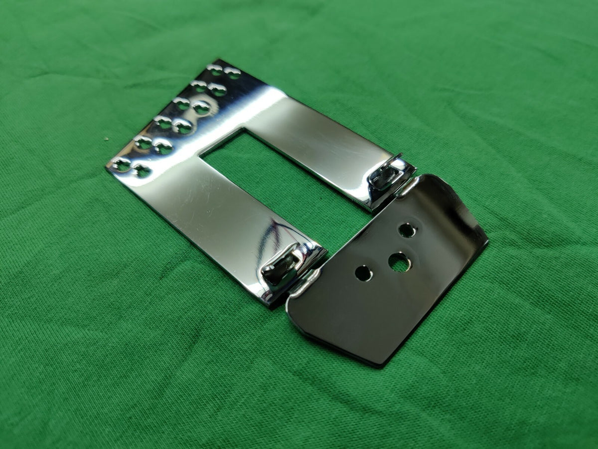 12-string trapeze tailpiece & bracket to replace Rickenbacker R + 2 Strap bolts